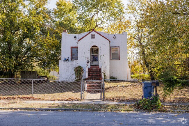 Some older homes in Fairview have unique architecture.