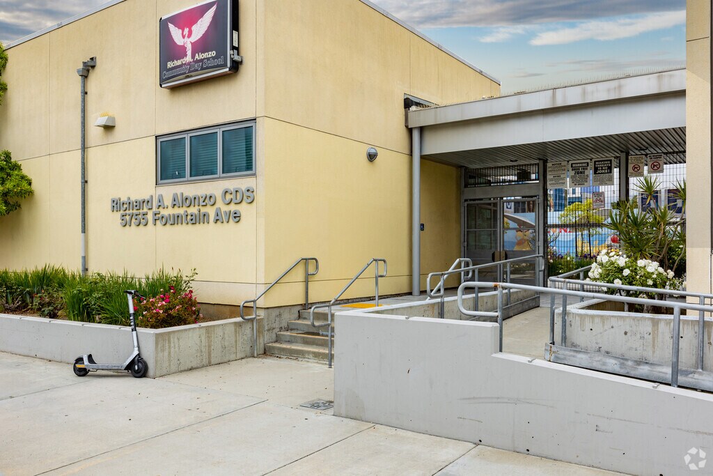 Richard A. Alonzo Community Day School entry way.