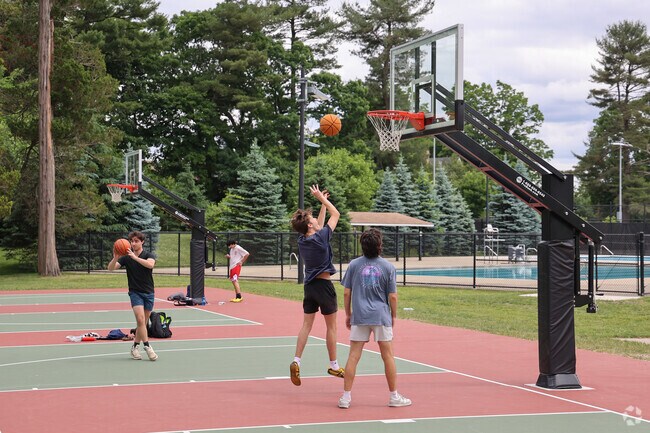 Prospect Hill teens enjoy a game of basketball at nearby Center Recreation Complex.