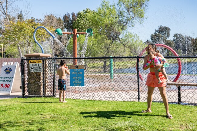 Enjoy the waterpark at Santee Lakes on a hot summer day, just minutes from East Elliot.