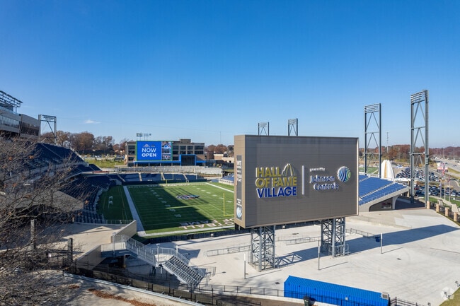 See a football game at the Pro Football Hall of Fame Stadium near Avondale.