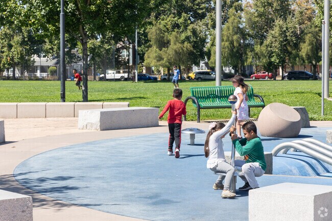 Playgrounds at Cannery Park near Santa Clara, Hayward are fun for the whole family.