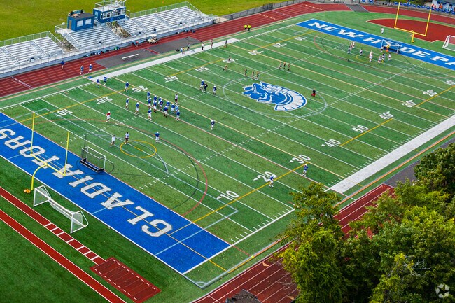 New Hyde Park Memorial High School  has a huge athletic field