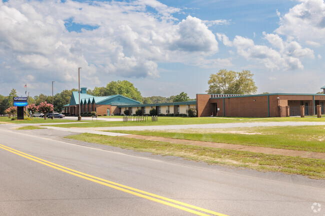 Cherryvale Elementary School is centrally located near residential neighborhoods.