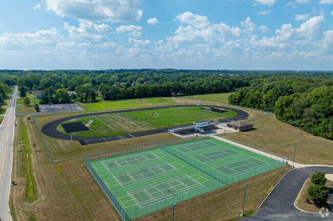 Concord Junior High School has a large sports facility.