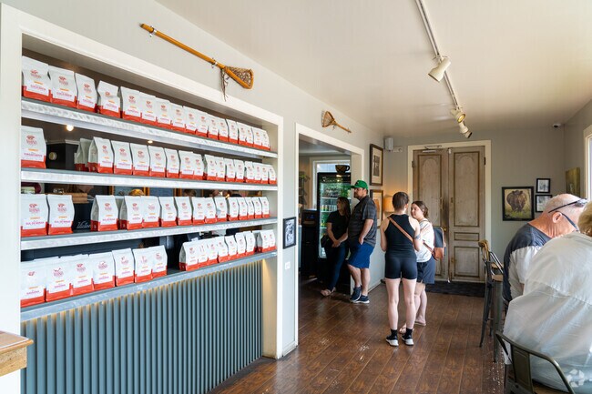 Rhino Coffee in Caddo Heights/South Highlands is a popular place to get together.