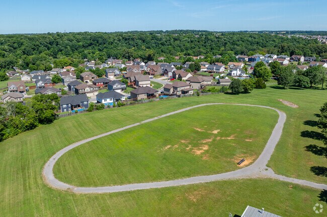 Hazelwood Elementary School has a large walking path for locals to enjoy.