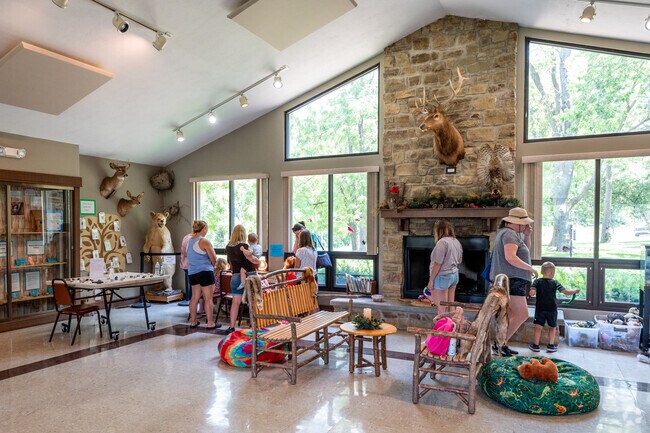 Indian Heights residents are a short drive away from the Kirkendall Nature Center.