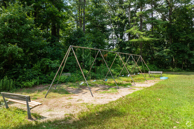 Kids can enjoy a bit of free time in the swings and play area behind Community Christian School.
