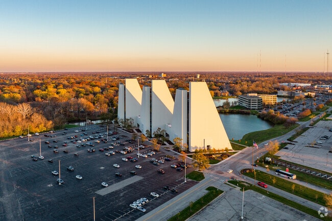 The Pyramids are a very recognizable landmark near Zionsville.