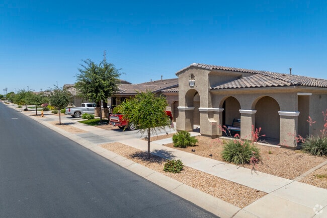 Meridian is home to stunning Mediterranean style houses that combine elegance, comfort, and timeless European flair.