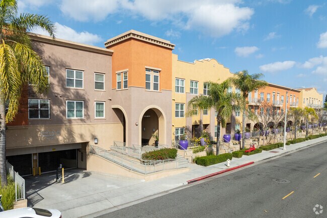 Downtown Alhambra features vibrant condos steps from cafés and community events.