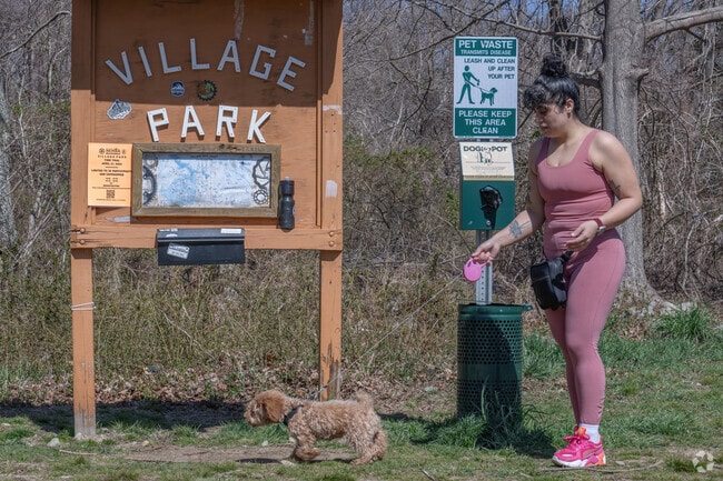 Ocean Grove residents can enjoy the Village Park and have a nice stroll with puppies.