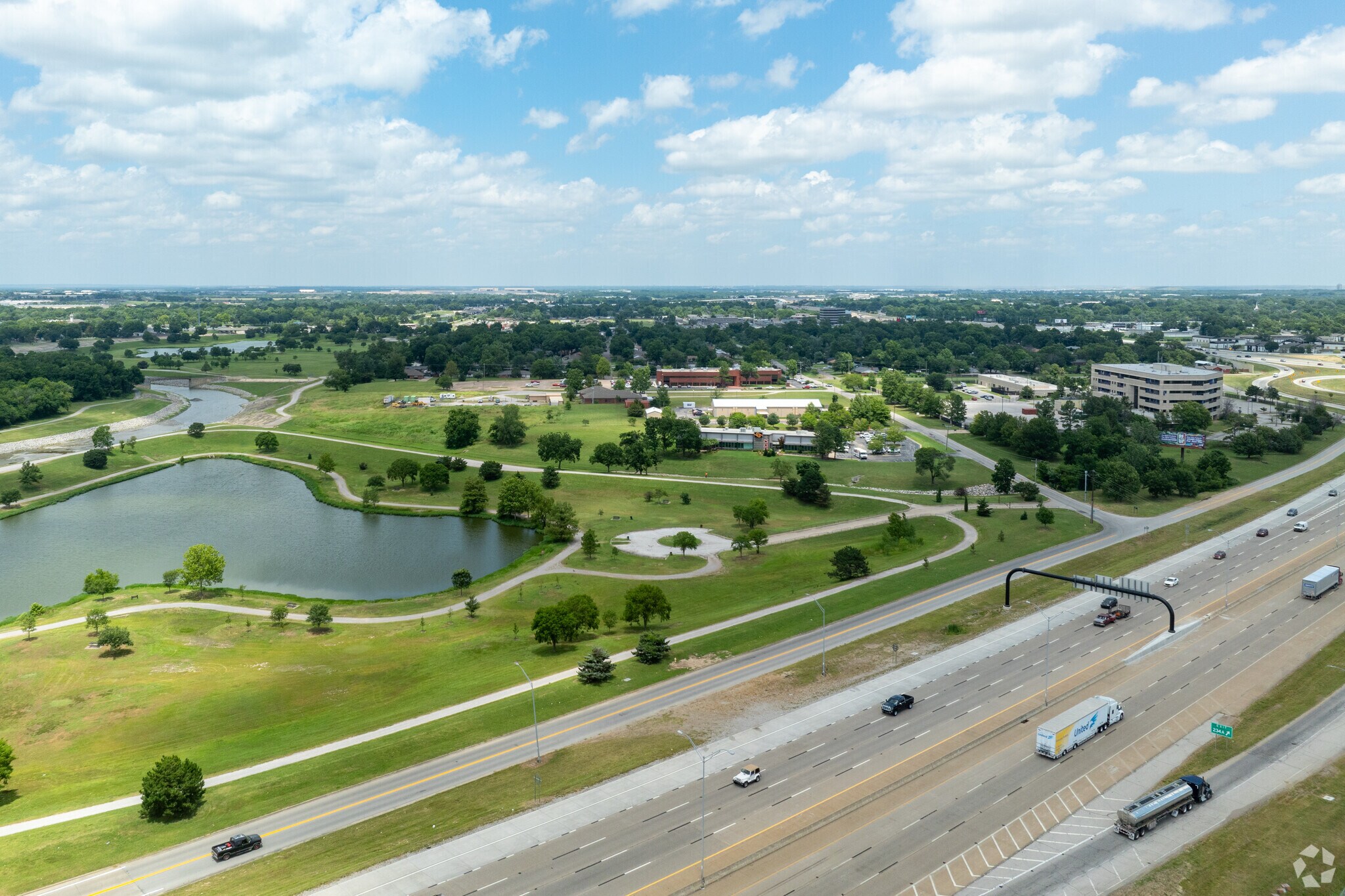 Crescent Heights is located just West of Hwy 169 in Tulsa.