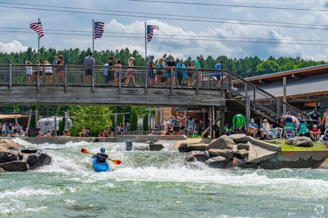 Harbor House locals are close the the ever popular White Water Center.