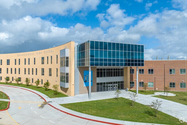 Brazoswood High School is a 6A public school with a student population of 2,285.