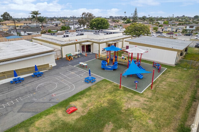 Students can play on the large playground at Kamala Elementary School in Kamala Park.