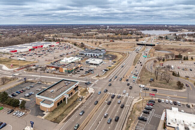 Christie residents can head south on Central for shopping at big box stores like Target, Menards and Aldi.