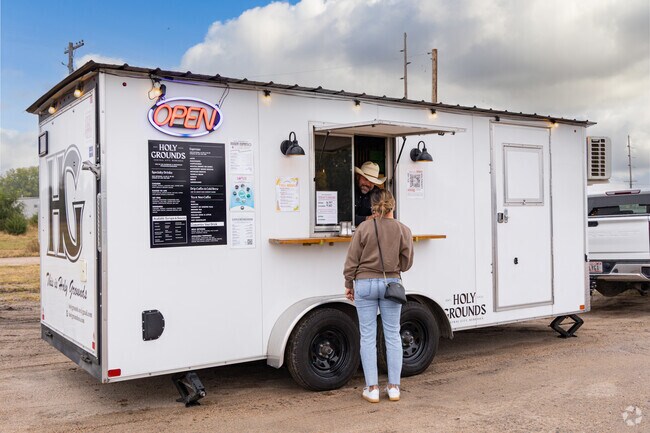 Central City locals can get coffee at Holy Grounds food truck.