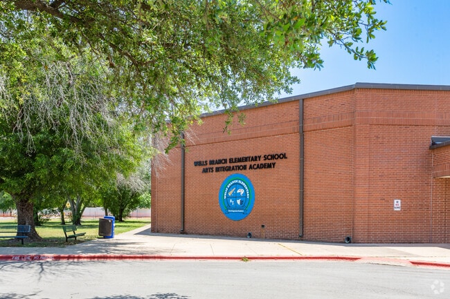 The Wells Branch Arts Integration Academy in Austin has a spacious campus.