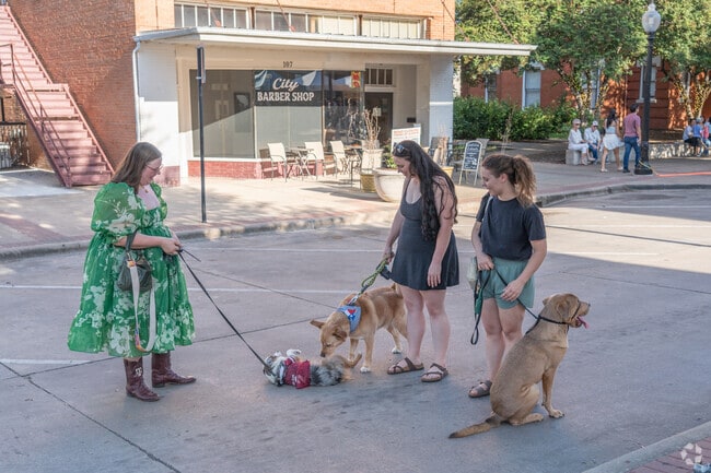 First Friday occurs monthly in downtown Bryan, just a short drive from Lake Bryan.
