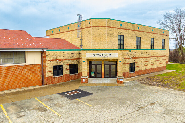 McClellan Elementary School includes a large gymnasium used by local students.