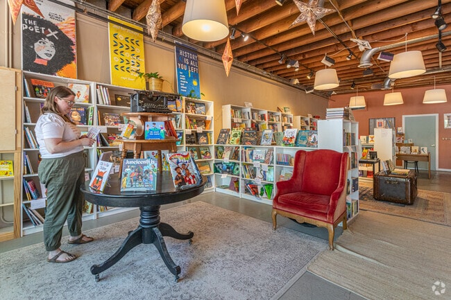 East Hills has Books & Mortar, providing the newest hardcovers to sip coffee over.