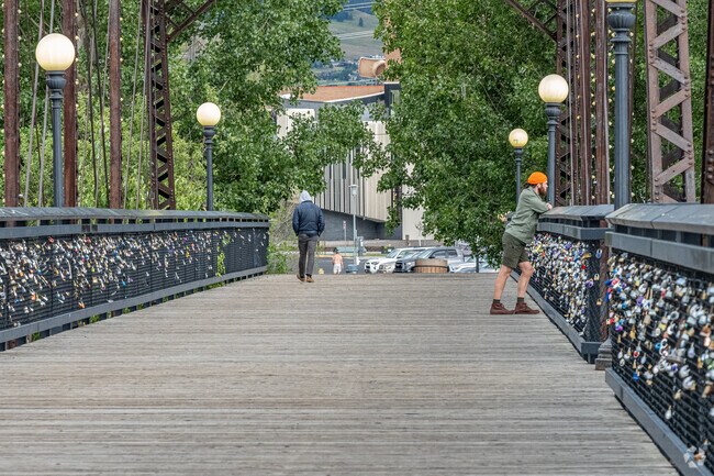 Bonner-West Riverside's evolving landscape involves converting old rail bridges into pathways.