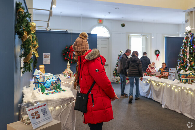 You get to be the judge at the Gingerbread Contest.
