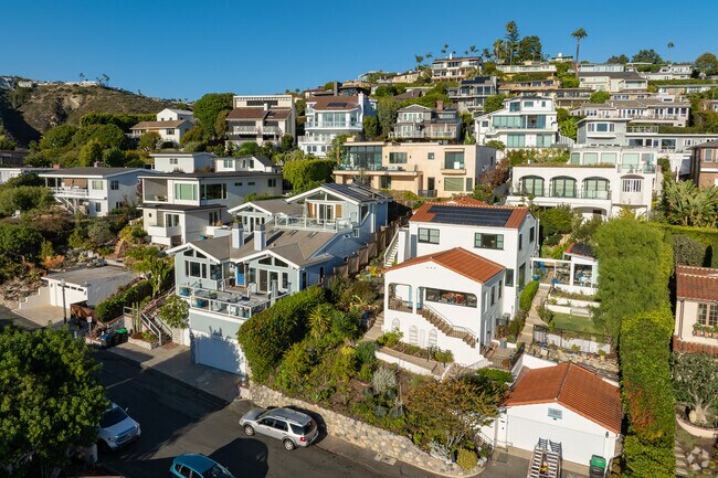 Temple Hills homes perch on steep hills with scenic vistas.
