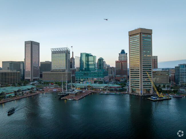 Morrell park is close to downtown Baltimore's inner harbor.