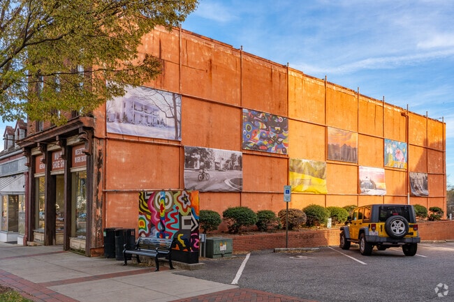Statesville showcases local artists with the public art and murals around the city.