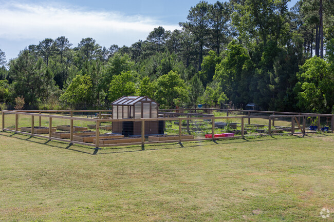 Philip Simmons Middle School has a beautiful garden for students.