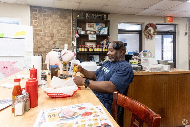 You will feel right at home when you visit Clark's BBQ in Abbotts Creek.