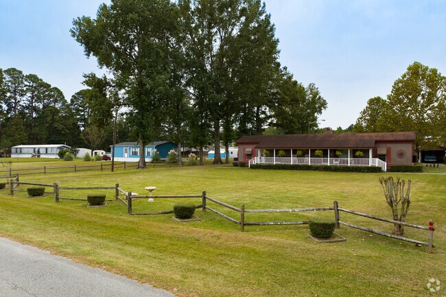 Garden City homes sit on large lots with plenty of green space.