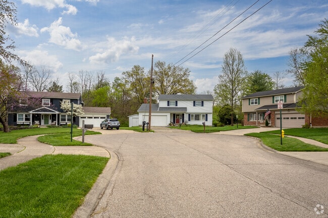 This cozy cul-de-sac is on Redmaple Drive in the Dry Run neighborhood.