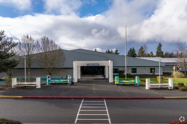 Meeker Middle School entrance.