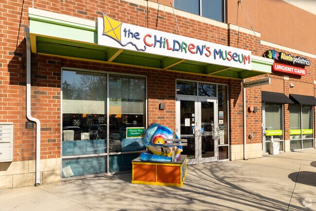 The Children's Museum is right next to the Metra stop in Oak Lawn.