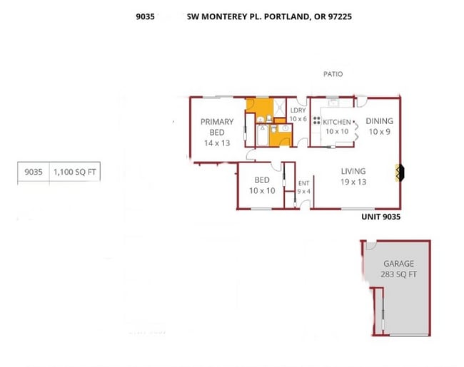 9035 SW Monterey Place, Portland, OR 97225 - photo 2