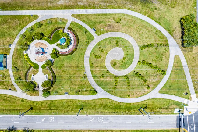 Well-thought-out landscape designs make Southgate Park in Coral Springs a relaxing spot.