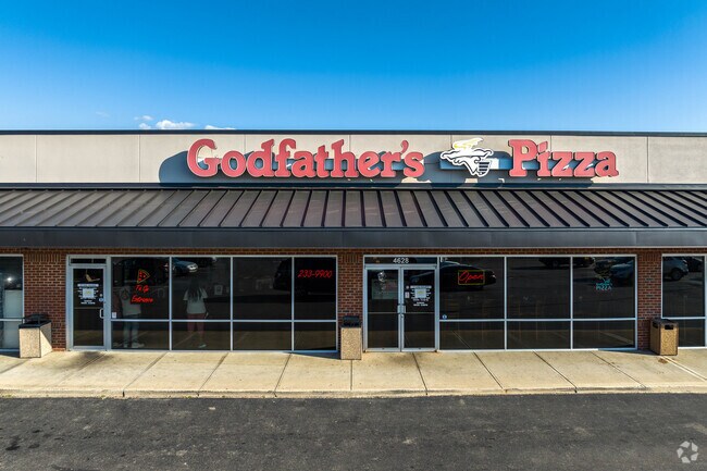 Godfather's Pizza offers a variety of freshly made pies near Forest Ridge Quail Hollow.