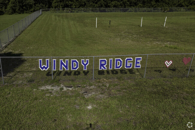 Windy Ridge has a large athletic field for different activities.
