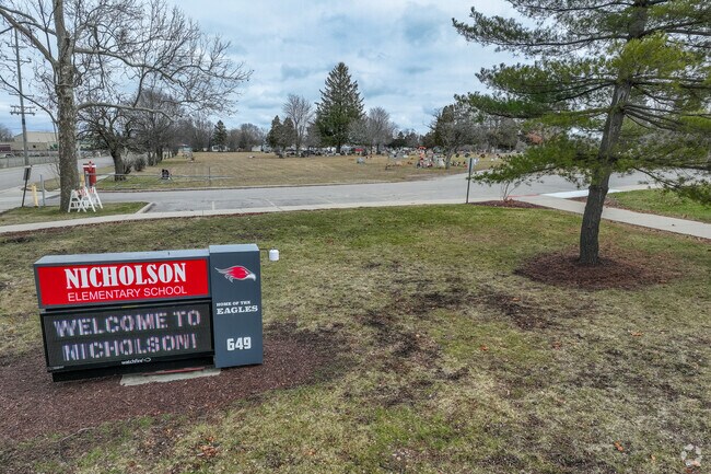 Nicholson Elementary School starts at kindergarten for the first grade offered.