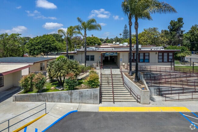 The school building of the Santa Margarita Academy in Fallbrook.