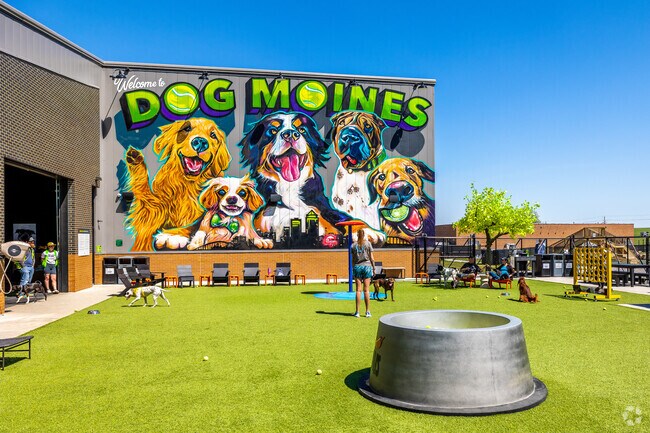 Indoor and outdoor dog-friendly spaces make Paws & Pints an extremely popular spot for Southwestern Hills dog owners and their dogs.