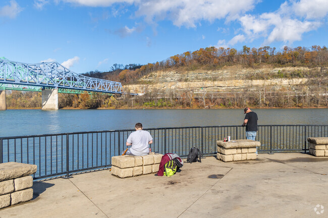Fishing is a relaxing sport residents partake at the Port of Ashland.