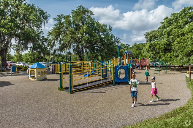 City Park playground sparks kids’ imaginations in New Orleans.