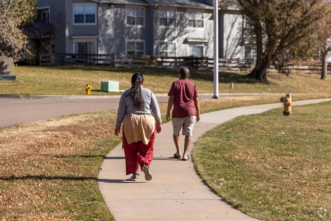 The well maintained trails at Roy Benavidez Park in Valley Hi, make it a favorite with walkers.