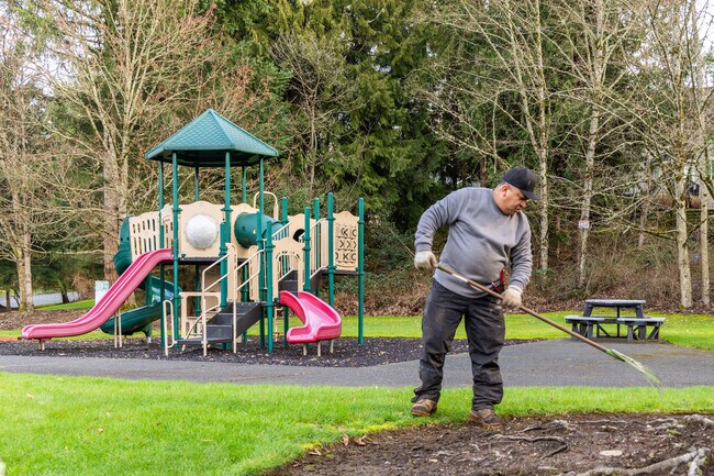 Local parks are well maintained in the Silver Firs, Everett neighborhood.