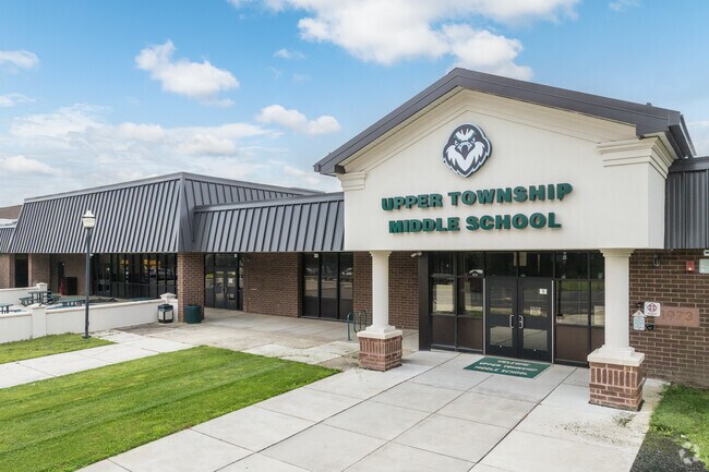 Upper Township Middle School has 442 students in grades 6-8 with a student-teacher ratio of 10 to 1.